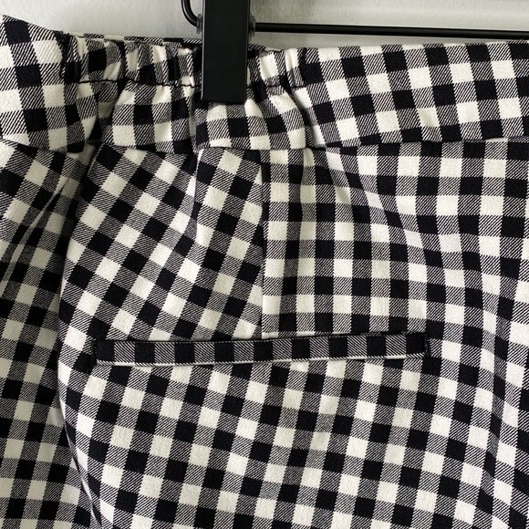 Talbots Hampshire Gingham Ankle Pants Straight Leg Stretch High Waist Soft - Picture 7 of 16